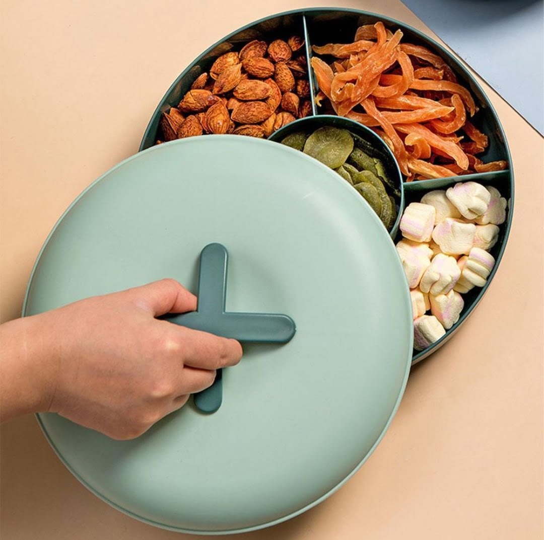 صندوق تخزين مكسرات و تقديمات وضيافة